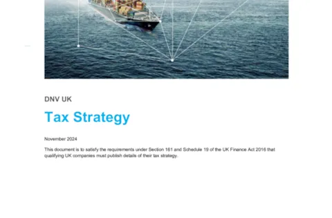 DNV UK Tax Strategy
