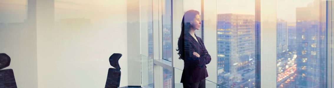 Business woman in office