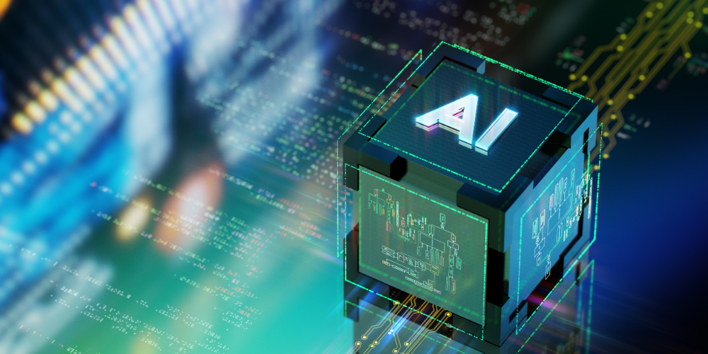 Computer system demonstrating AI