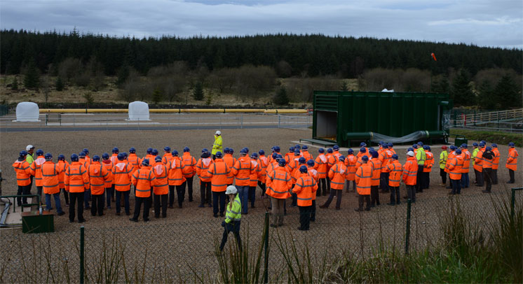 DNV GL’s Dan Allason introducing detonation demonstration at Spadeadam Testing and Research