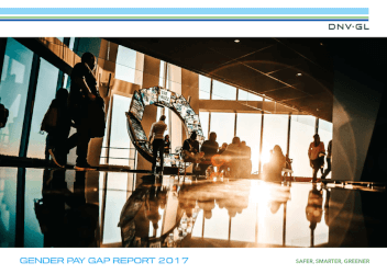 DNV GL UK Gender Pay Gap Report 2017