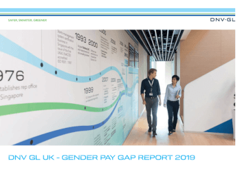 DNV GL UK Gender Pay Gap Report 2019