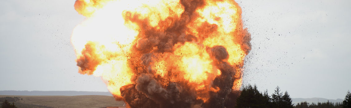 Large-scale explosion test performed at DNVG GL's Spadeadam Testing and Research facilities